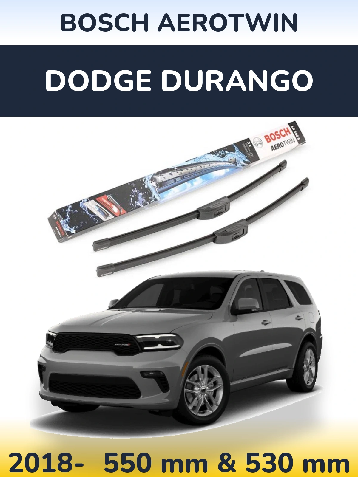 Torkarblad BOSCH AeroTwin för Dodge Durango