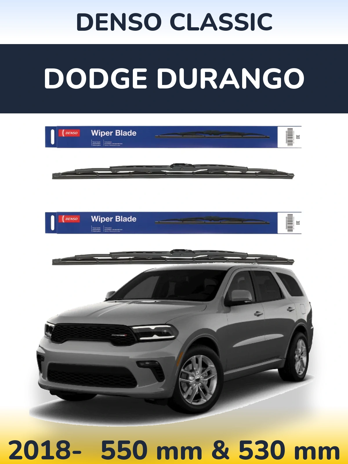Torkarblad Denso Classic för Dodge Durango
