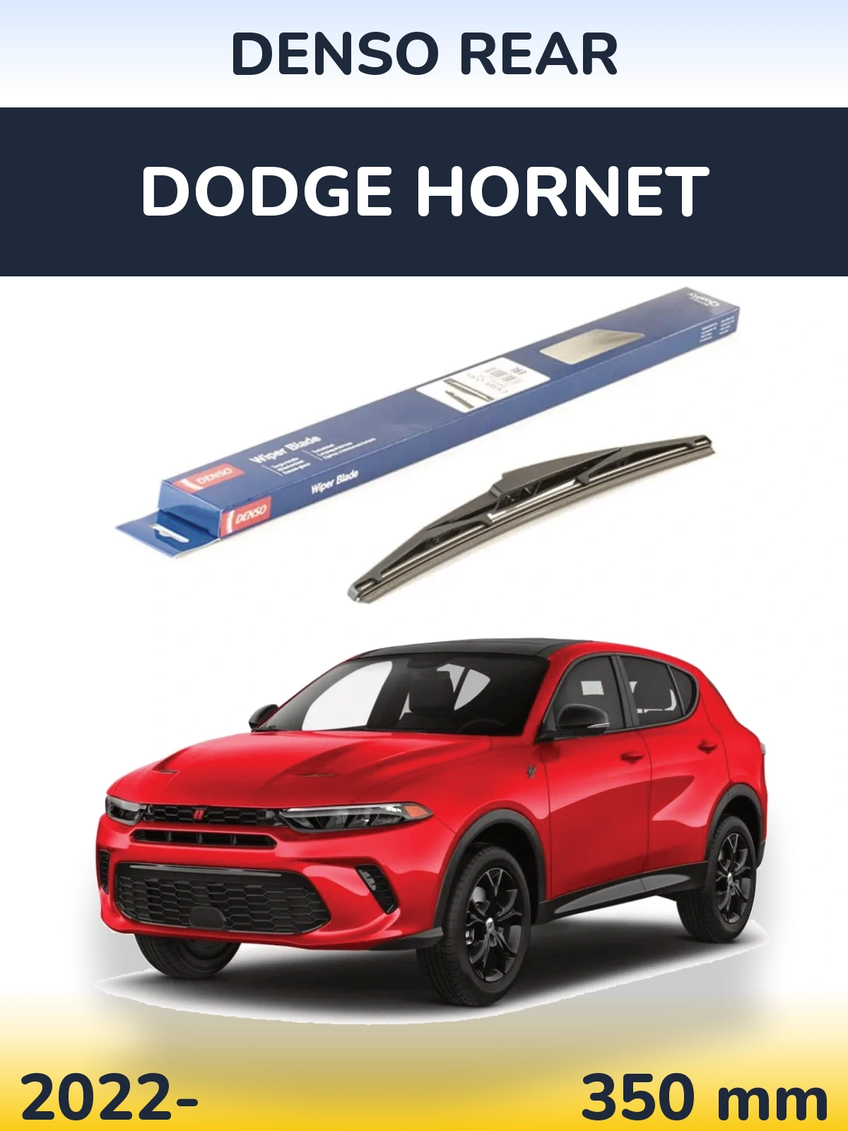 Torkarblad Denso Rear för Dodge Hornet