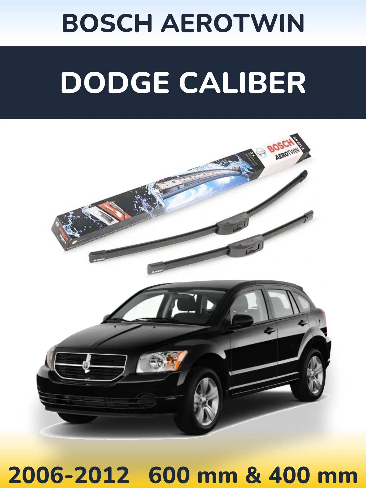 Torkarblad BOSCH AeroTwin för Dodge Caliber