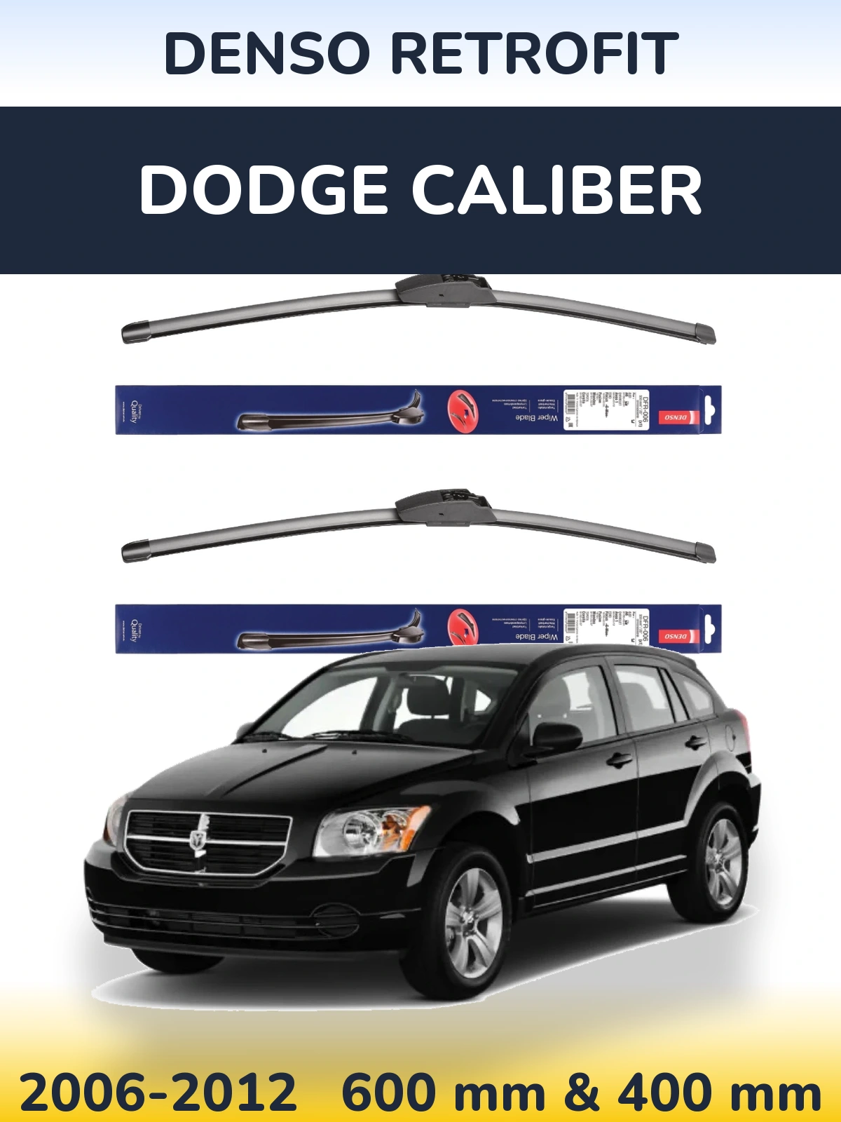 Torkarblad Denso Retrofit för Dodge Caliber