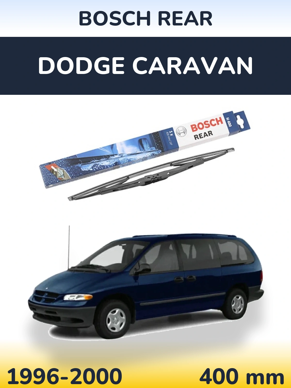 Torkarblad BOSCH Rear för Dodge Caravan