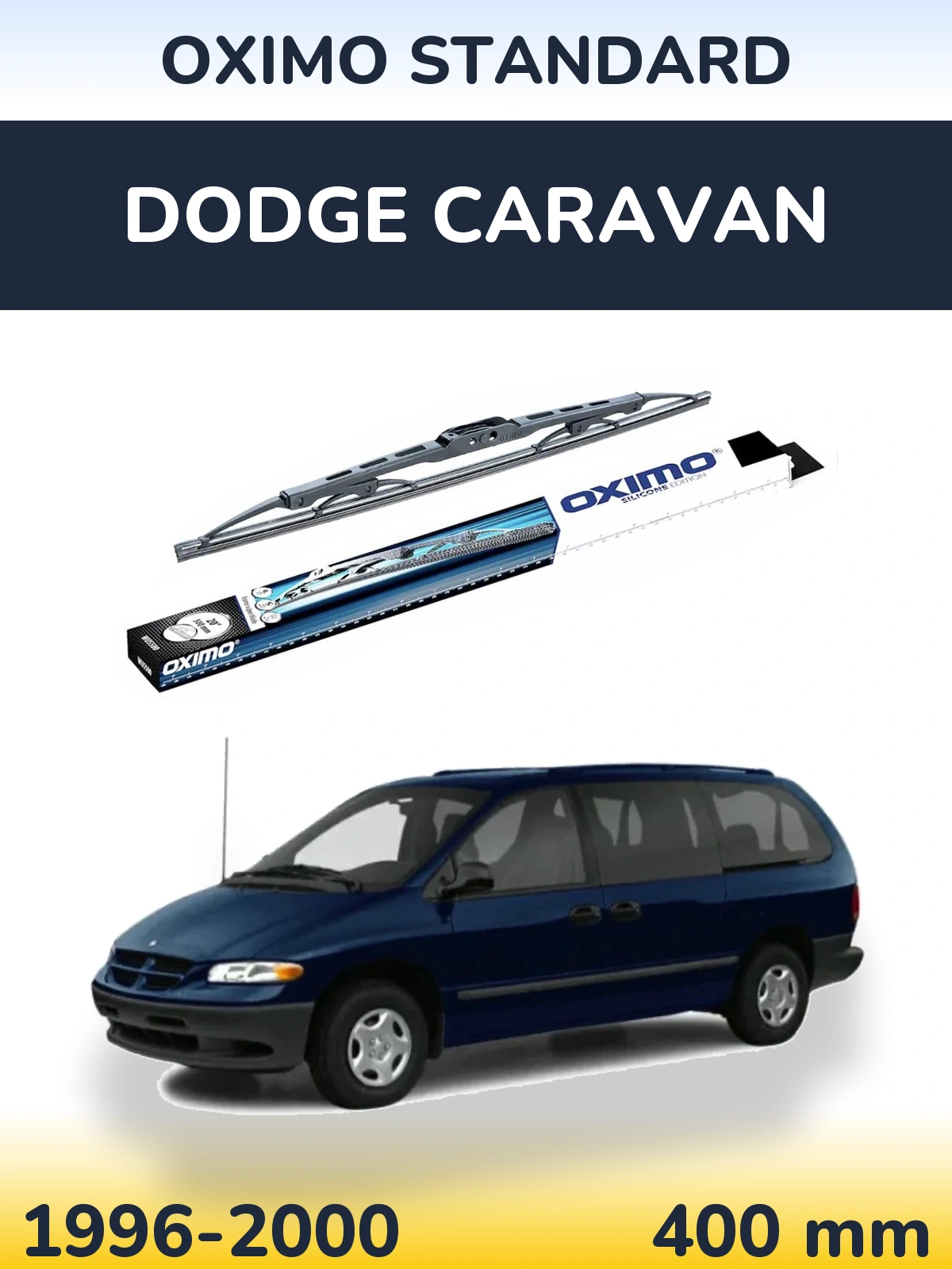 Torkarblad Oximo Standard för Dodge Caravan