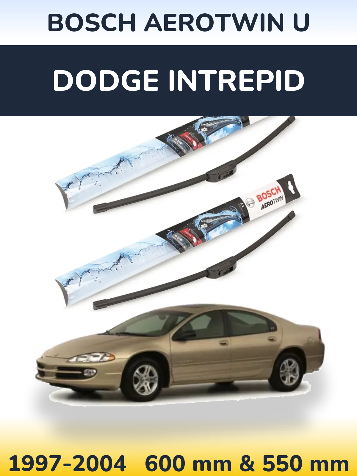 Torkarblad BOSCH AeroTwin U för Dodge Intrepid