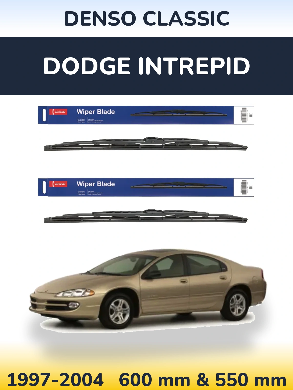 Torkarblad Denso Classic för Dodge Intrepid