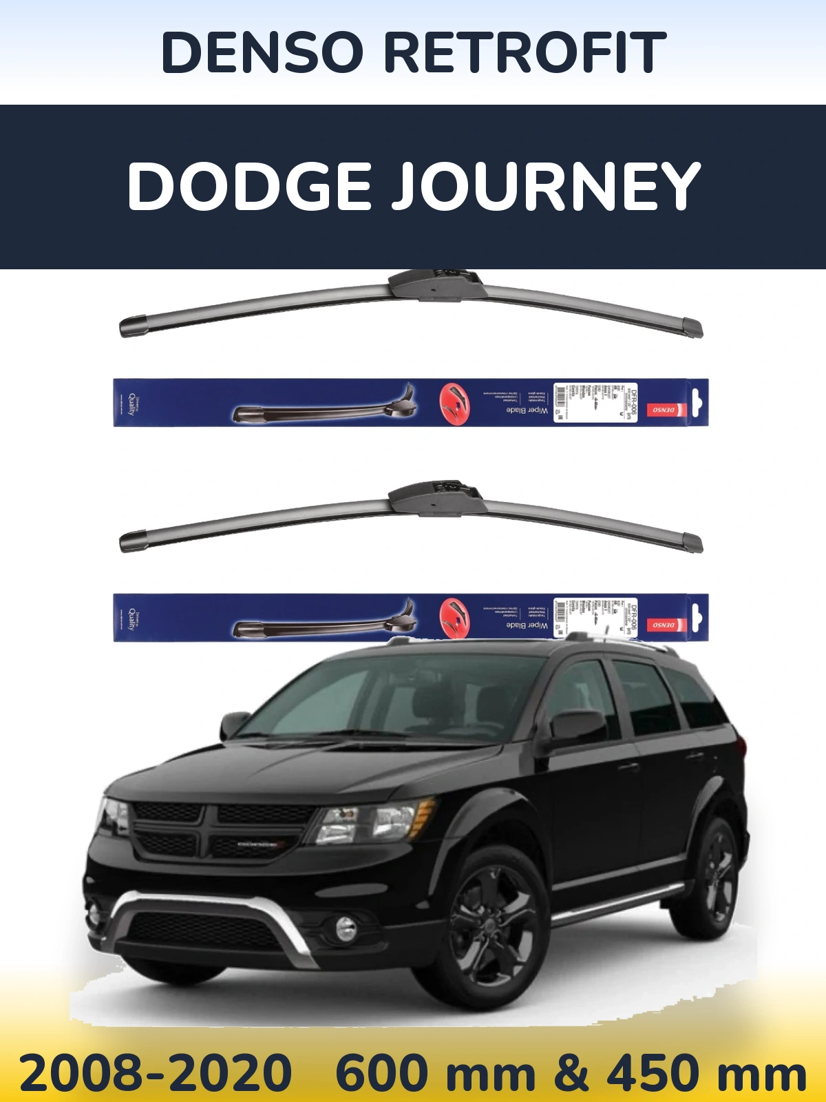 Torkarblad Denso Retrofit för Dodge Journey