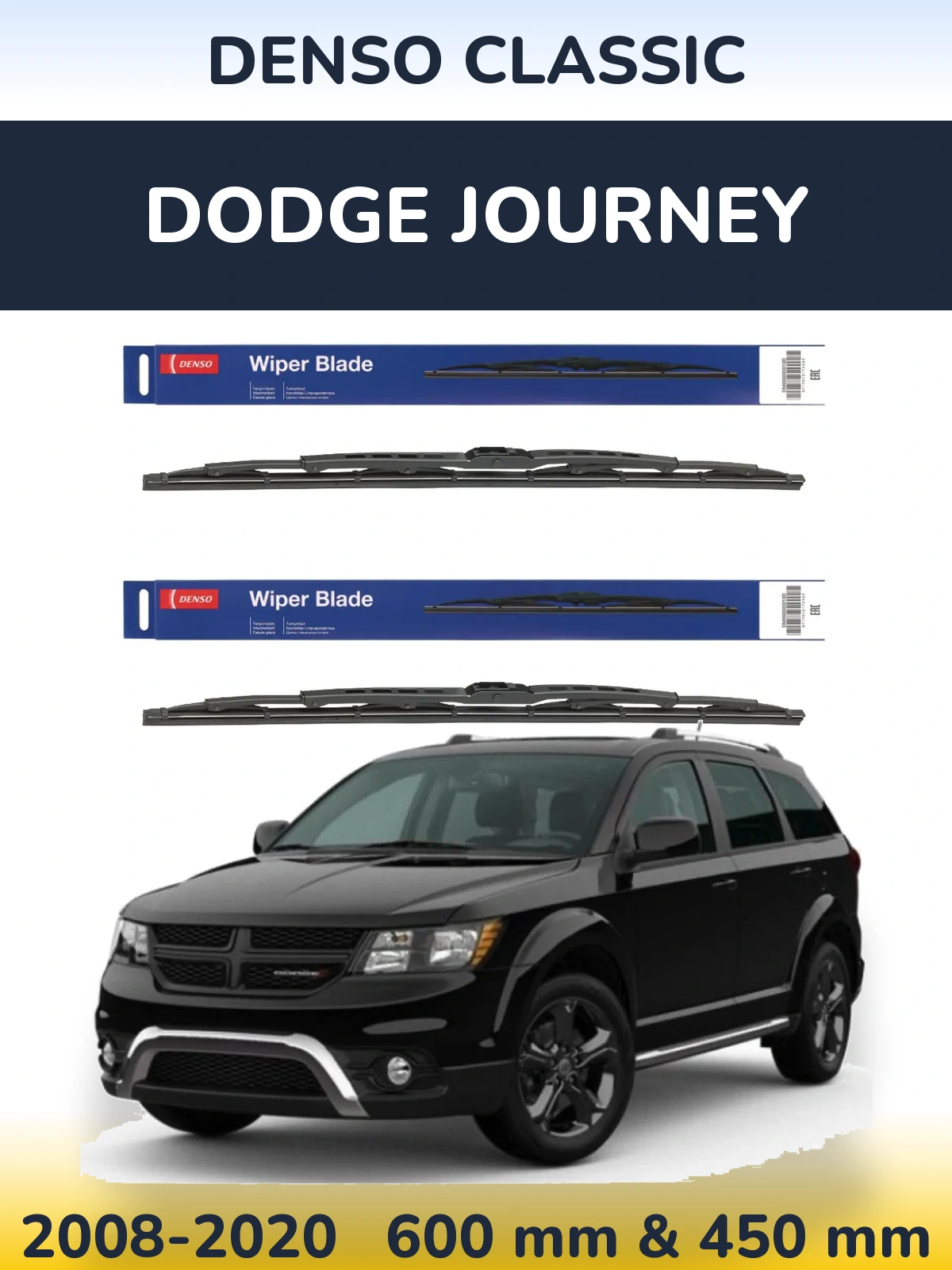 Torkarblad Denso Classic för Dodge Journey