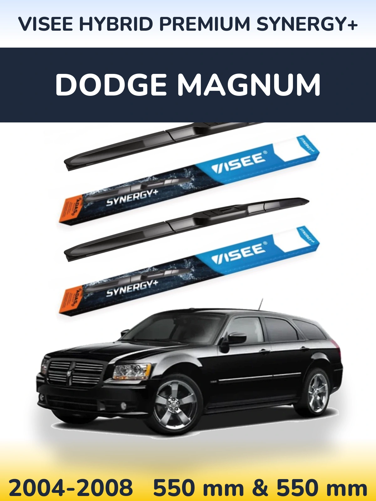 Torkarblad VISEE HYBRID PREMIUM SYNERGY+ för Dodge Magnum