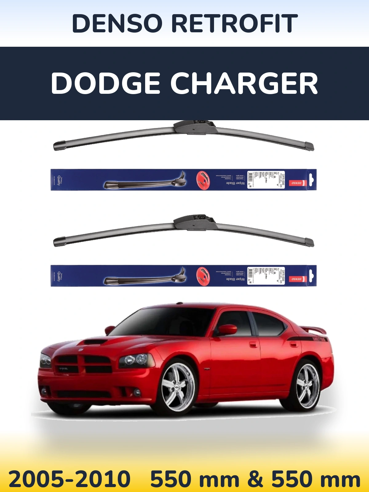Torkarblad Denso Retrofit för Dodge Charger