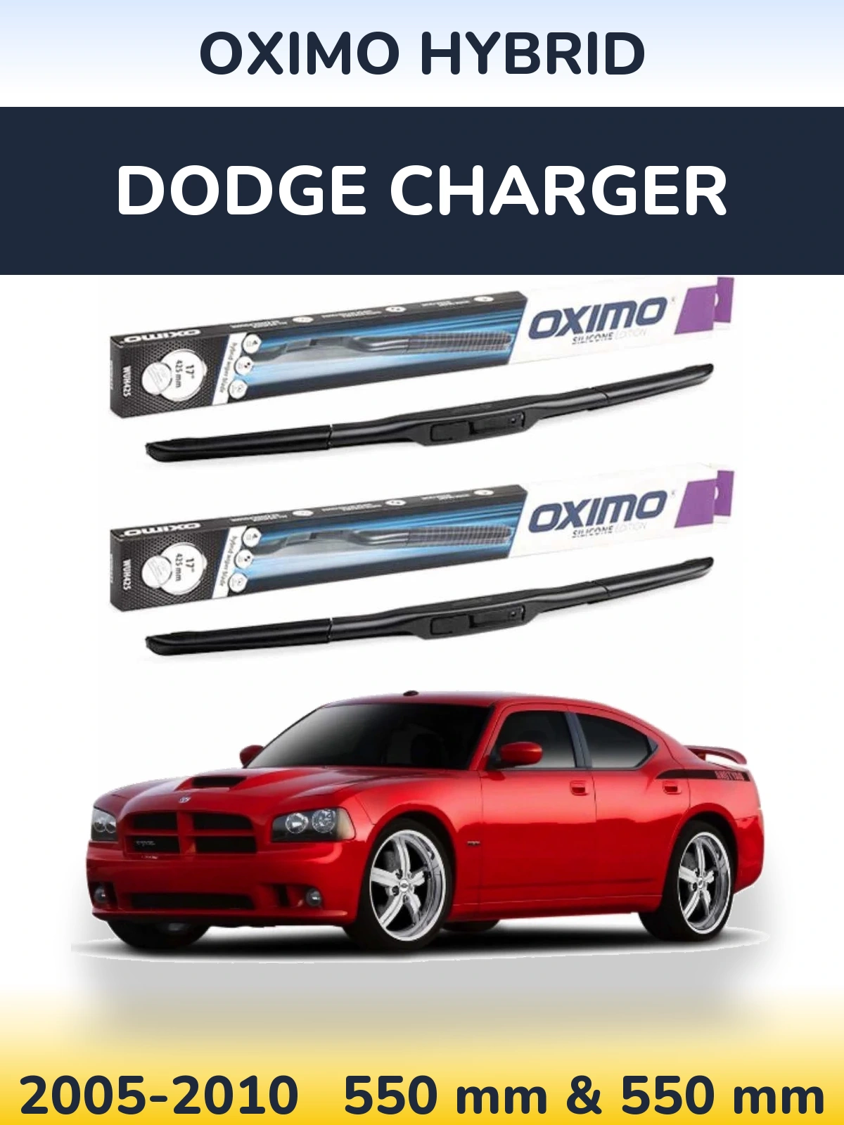 Torkarblad Oximo Hybrid för Dodge Charger