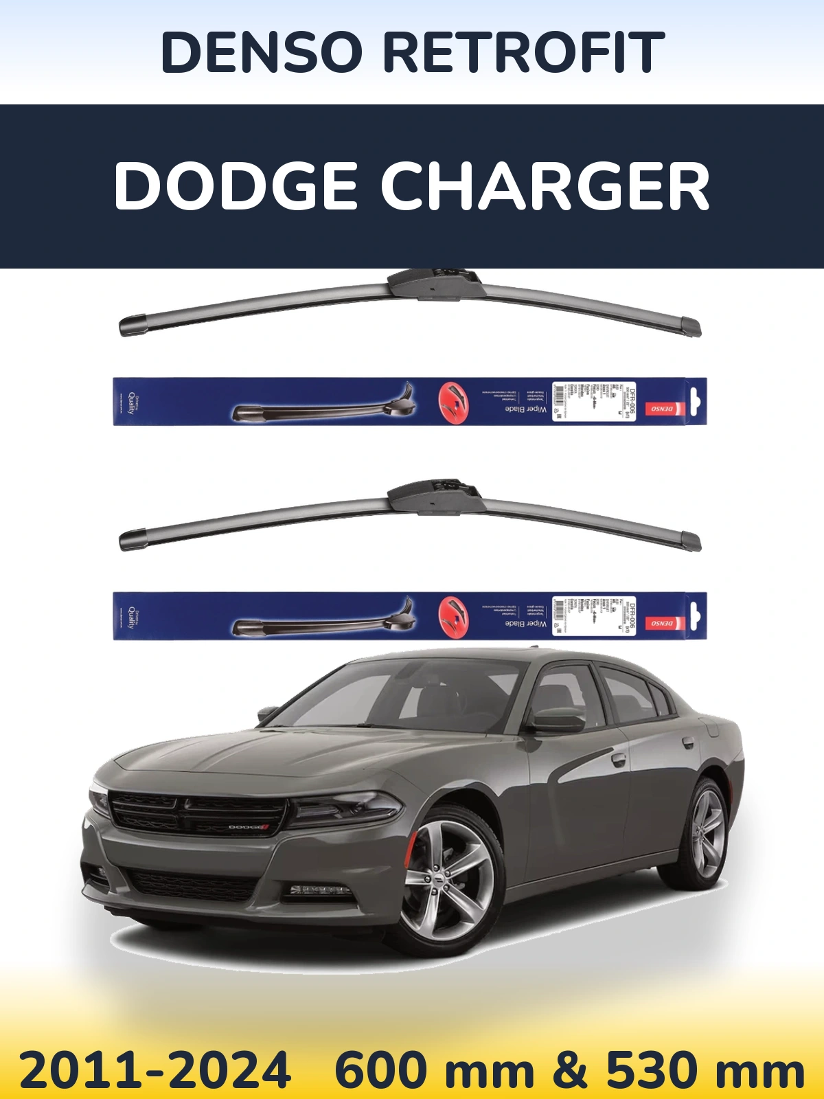 Torkarblad Denso Retrofit för Dodge Charger