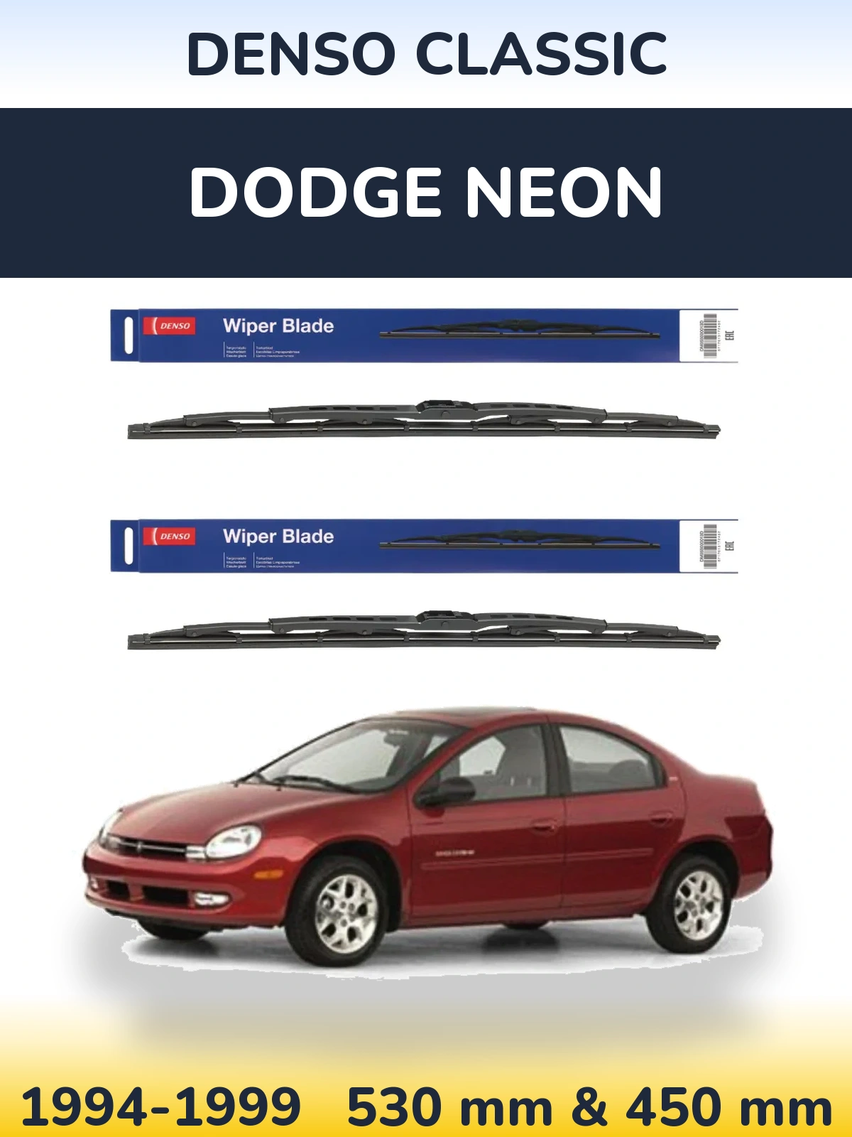 Torkarblad Denso Classic för Dodge Neon