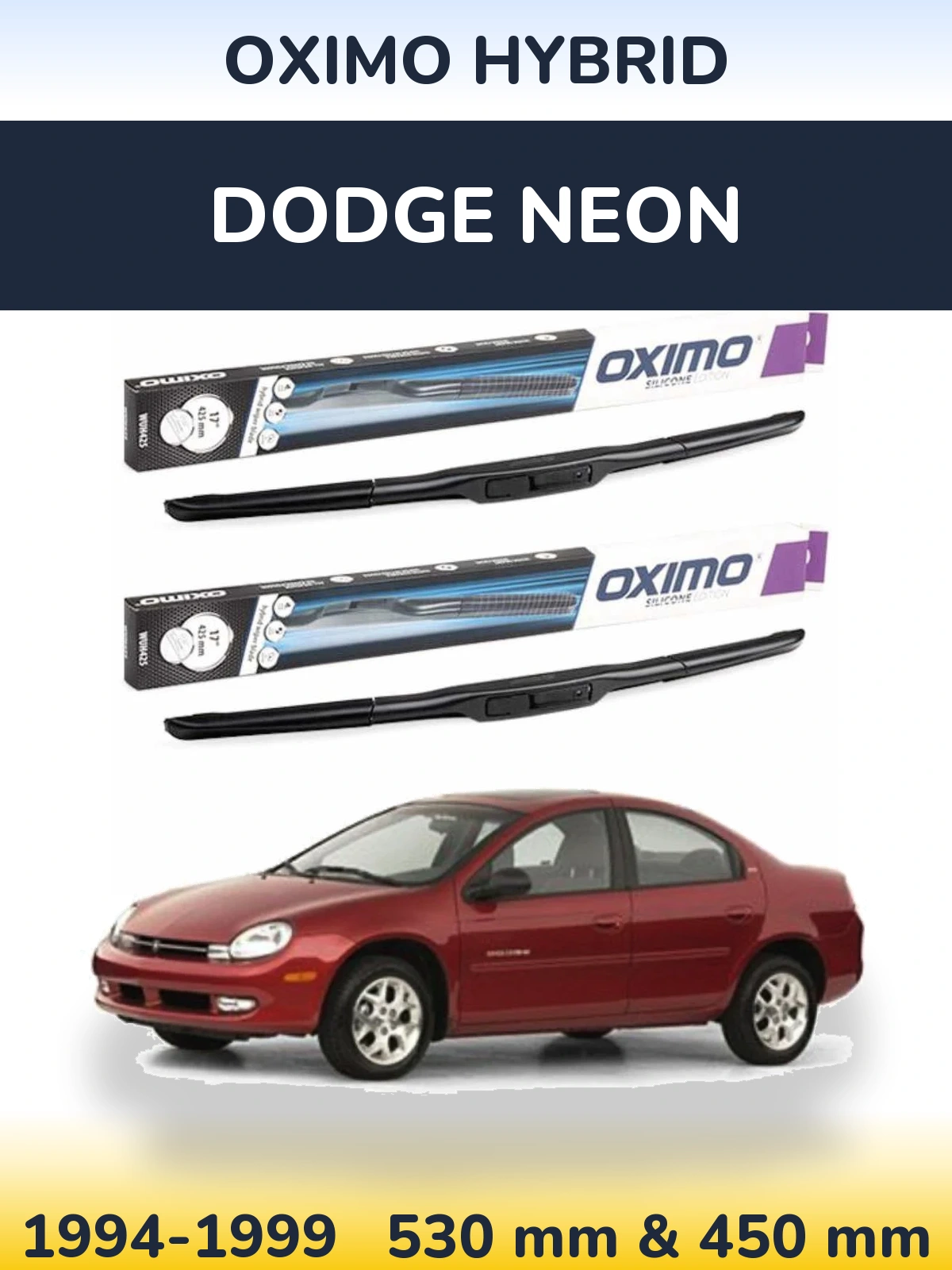 Torkarblad Oximo Hybrid för Dodge Neon