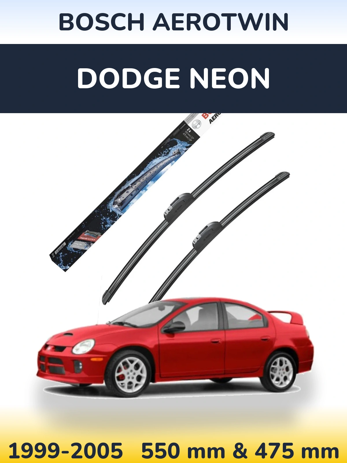 Torkarblad BOSCH AeroTwin för Dodge Neon