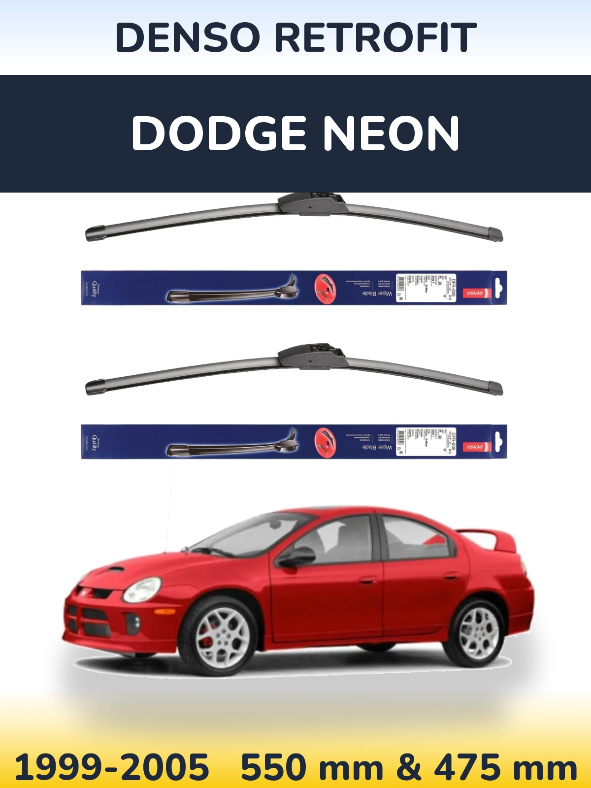 Torkarblad Denso Retrofit för Dodge Neon