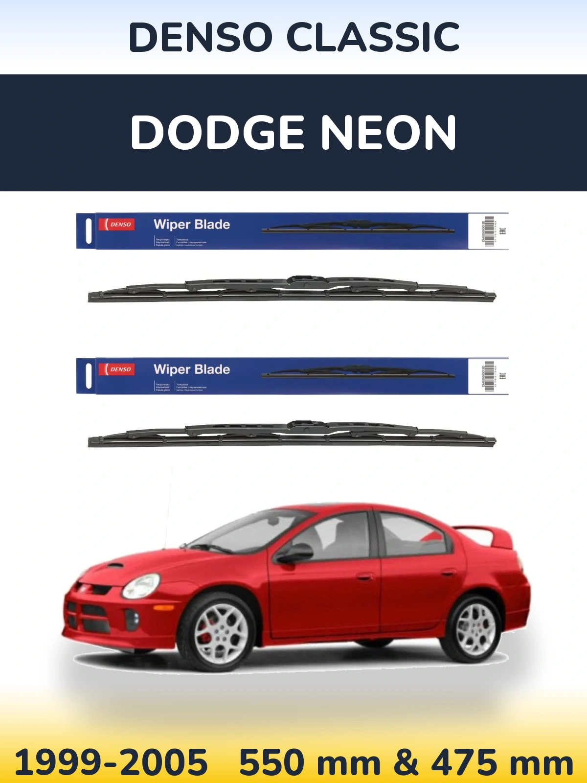 Torkarblad Denso Classic för Dodge Neon