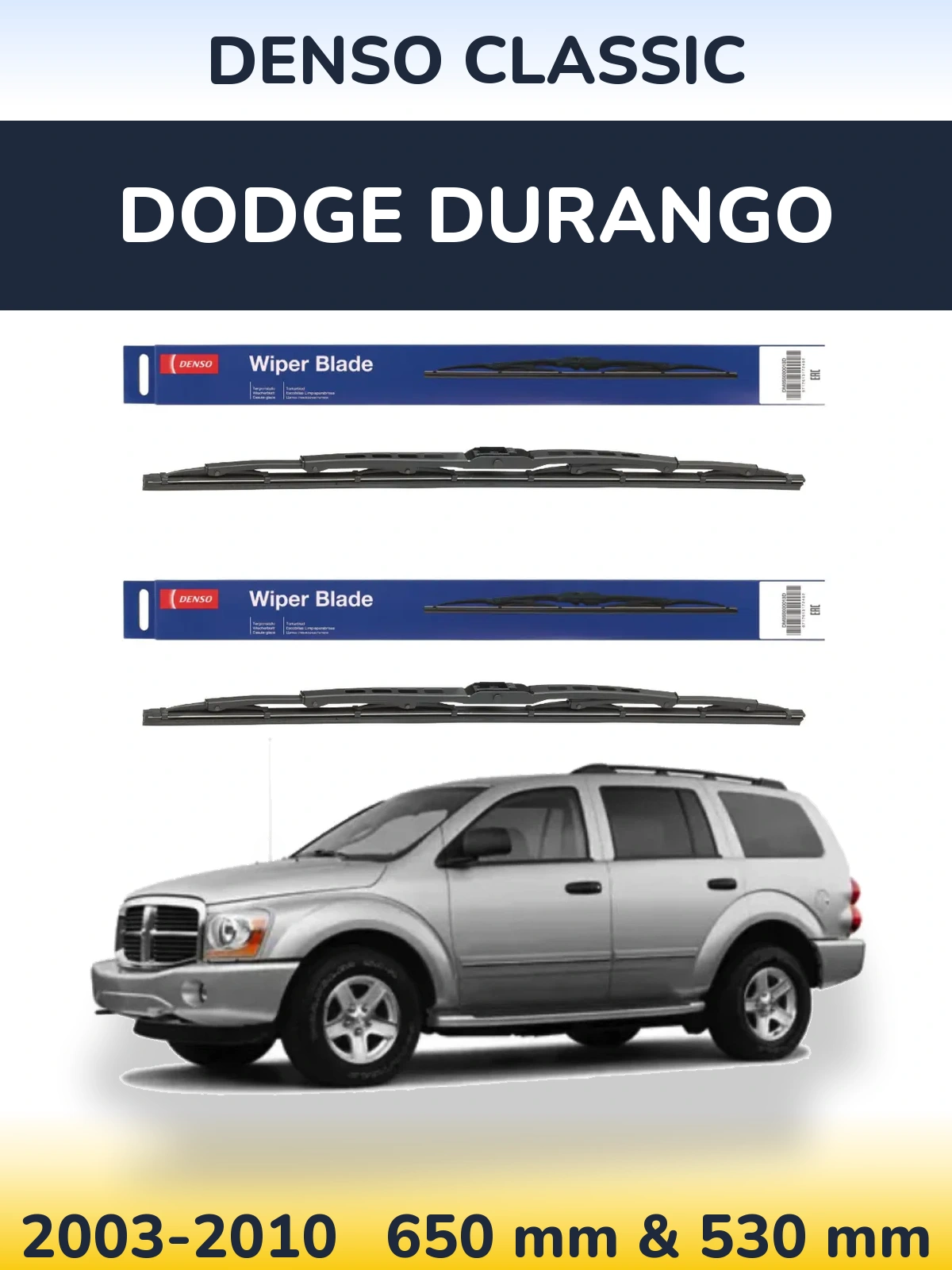 Torkarblad Denso Classic för Dodge Durango