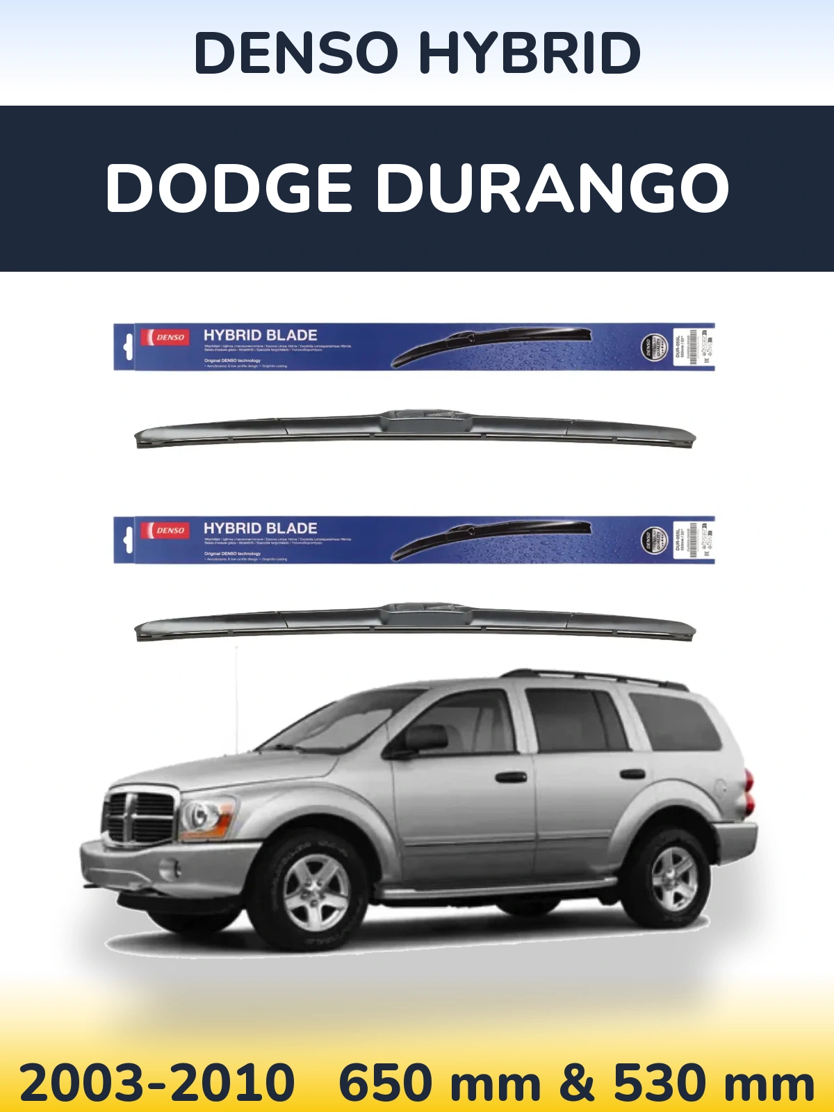 Torkarblad Denso Hybrid för Dodge Durango