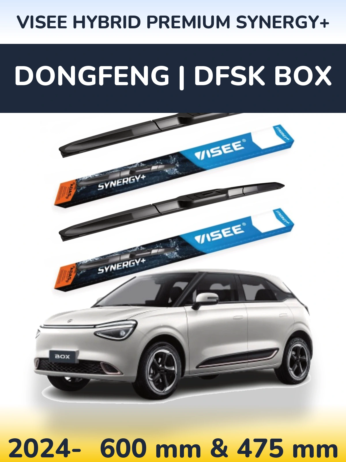 Torkarblad VISEE HYBRID PREMIUM SYNERGY+ för DongFeng | DFSK Box