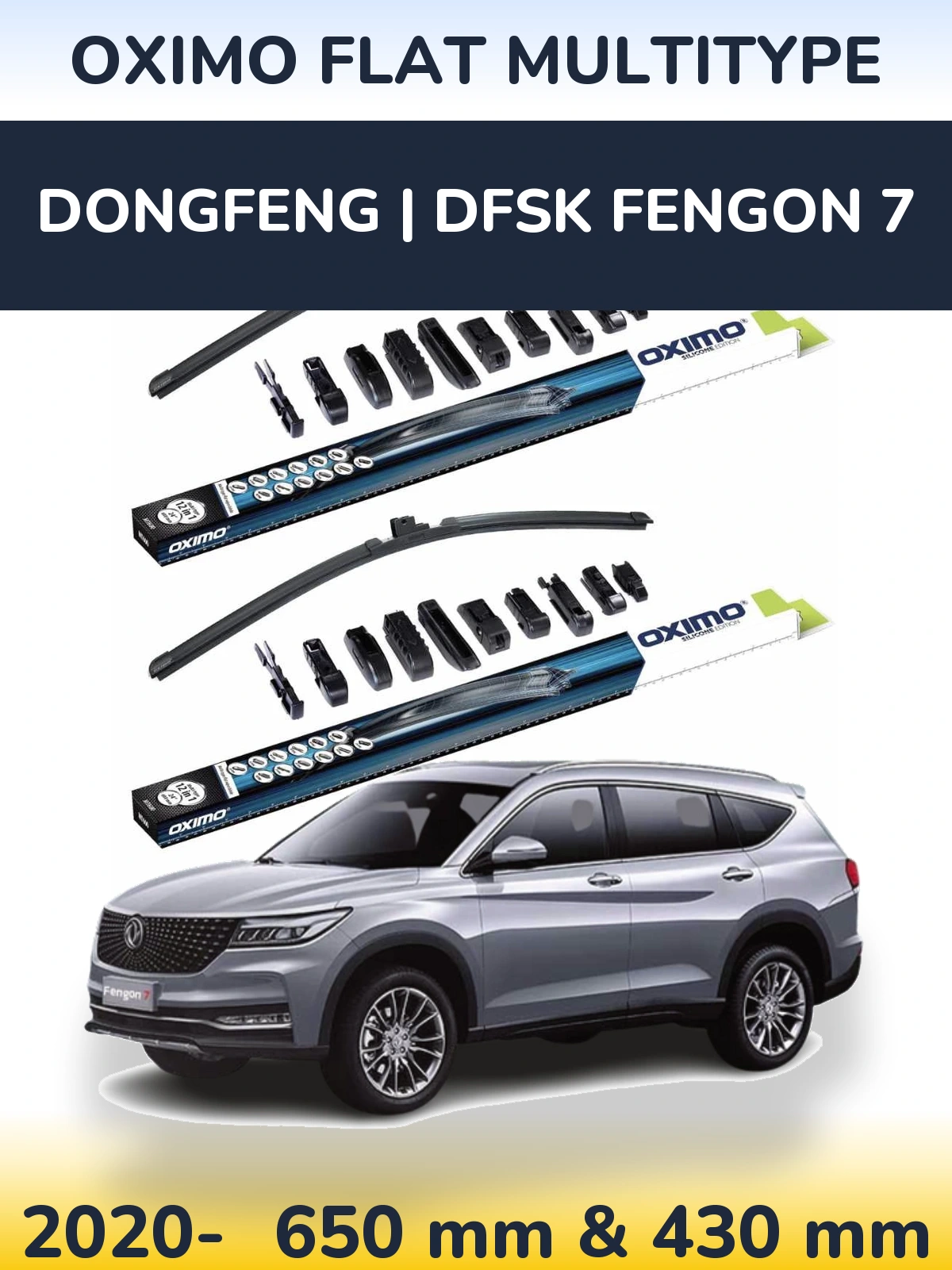 Torkarblad Oximo Flat MultiType för DongFeng | DFSK Fengon 7