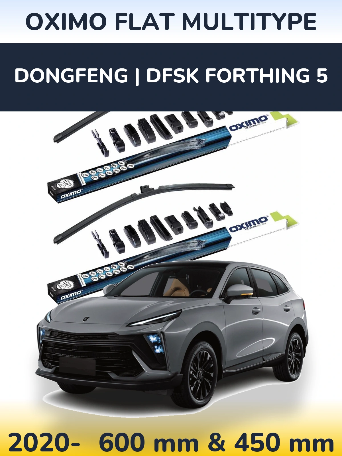 Torkarblad Oximo Flat MultiType för DongFeng | DFSK Forthing 5