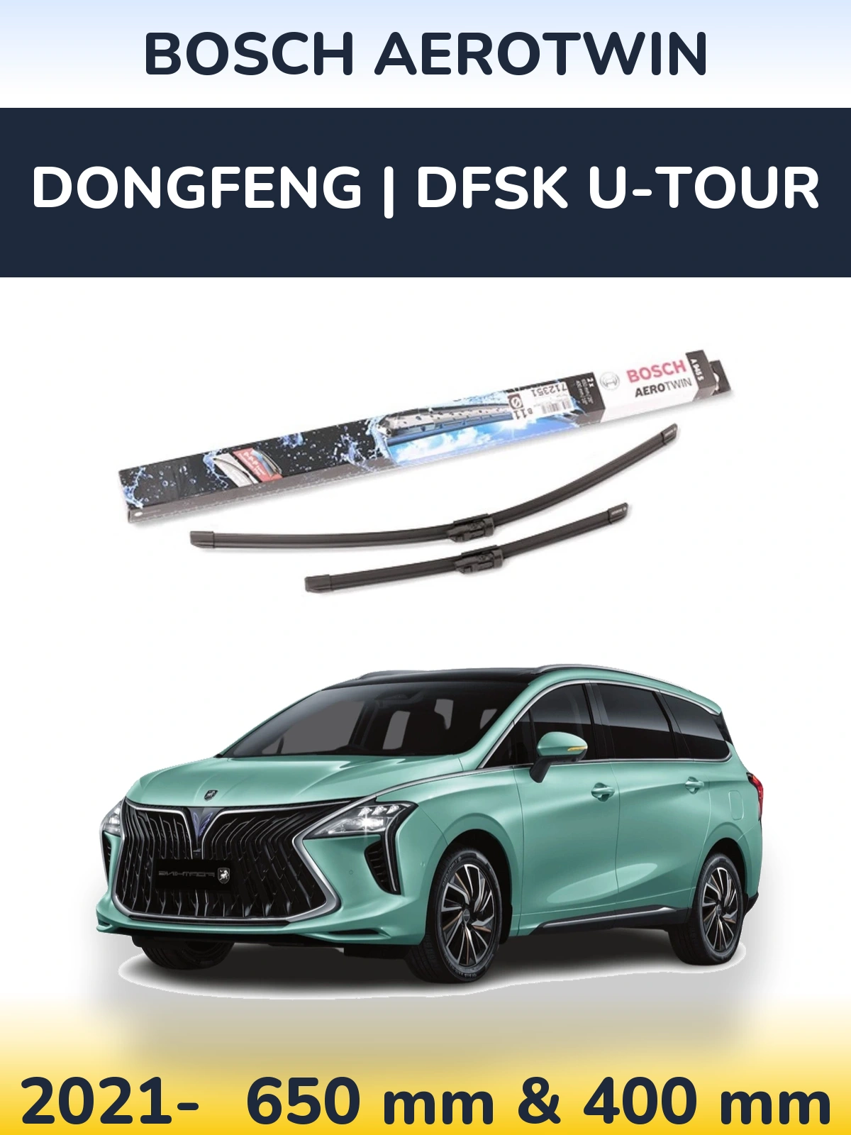 Torkarblad BOSCH AeroTwin för DongFeng | DFSK U-Tour