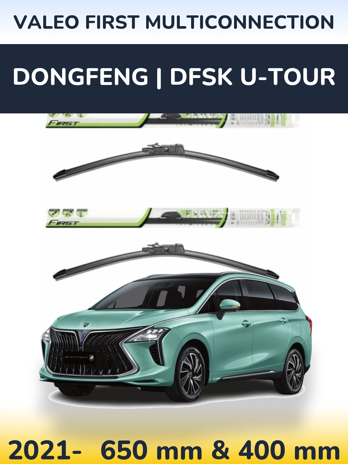 Torkarblad Valeo First MultiConnection för DongFeng | DFSK U-Tour