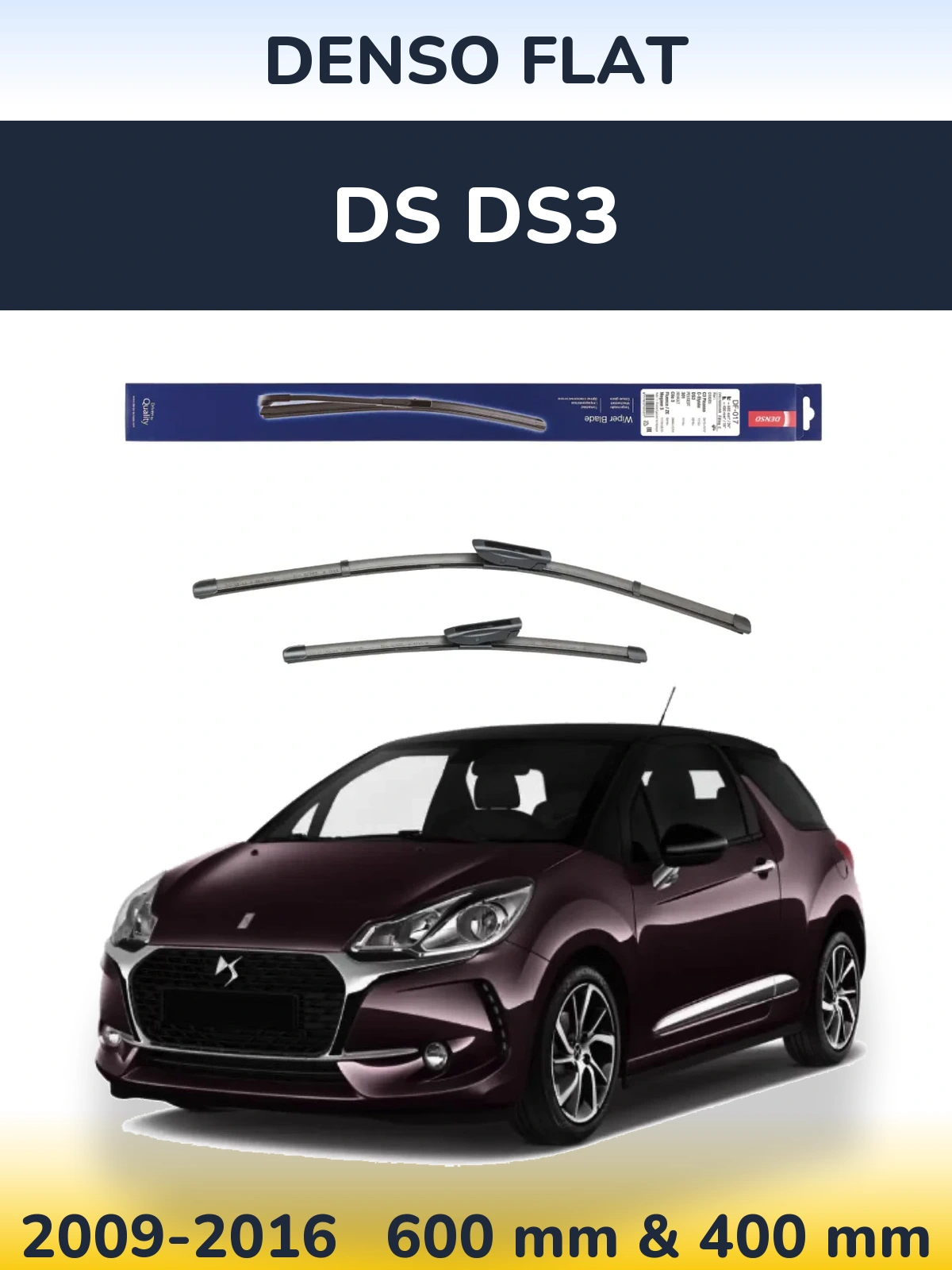 Torkarblad Denso Flat för DS DS3