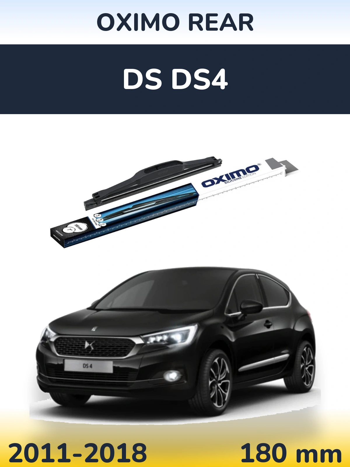 Torkarblad Oximo Rear för DS DS4