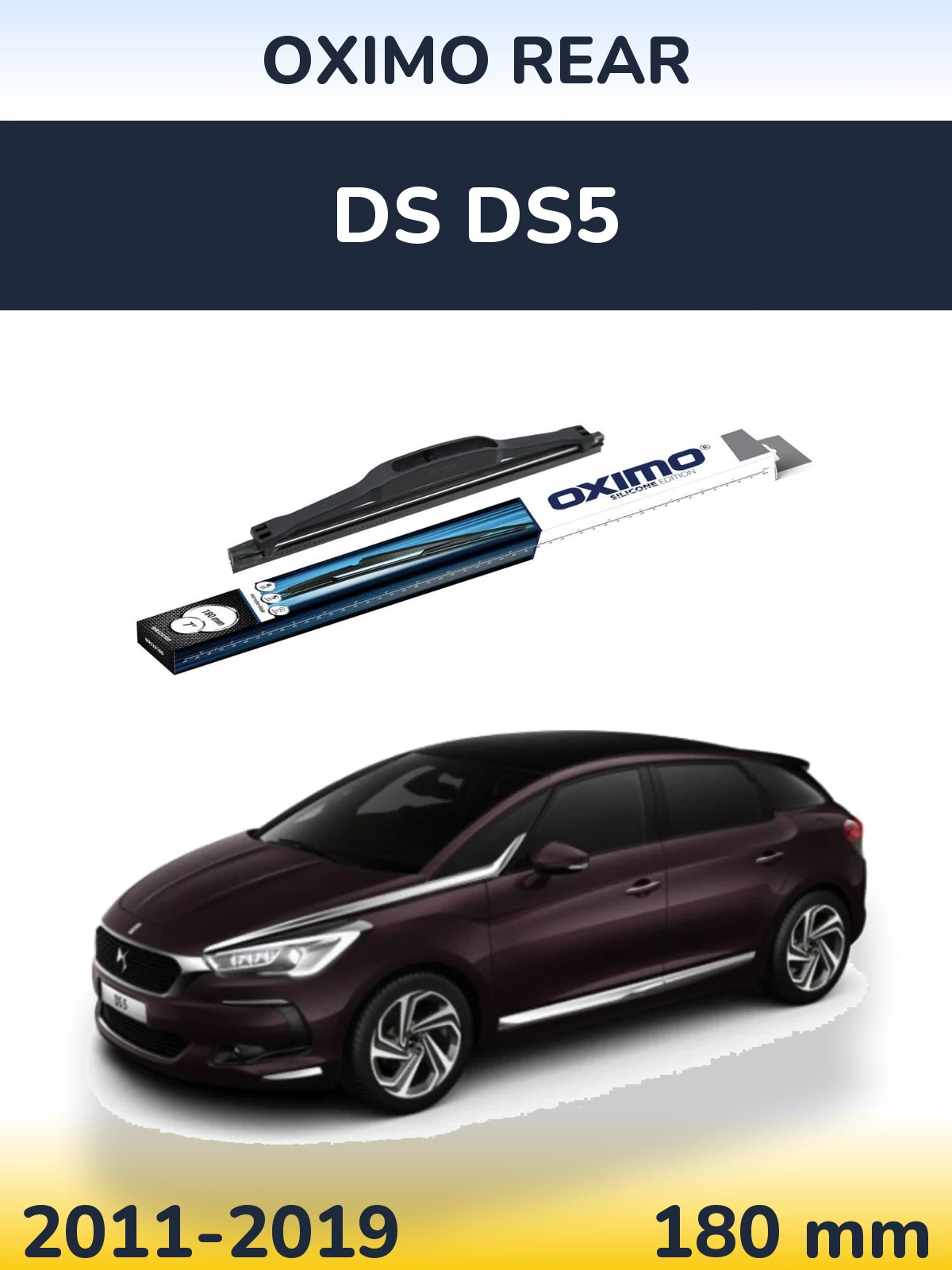 Torkarblad Oximo Rear för DS DS5