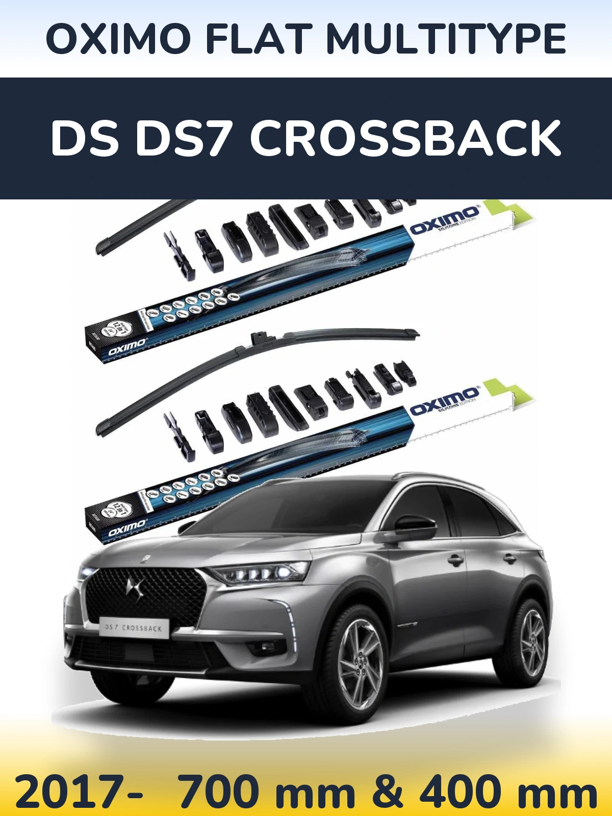 Torkarblad Oximo Flat MultiType för DS DS7 Crossback
