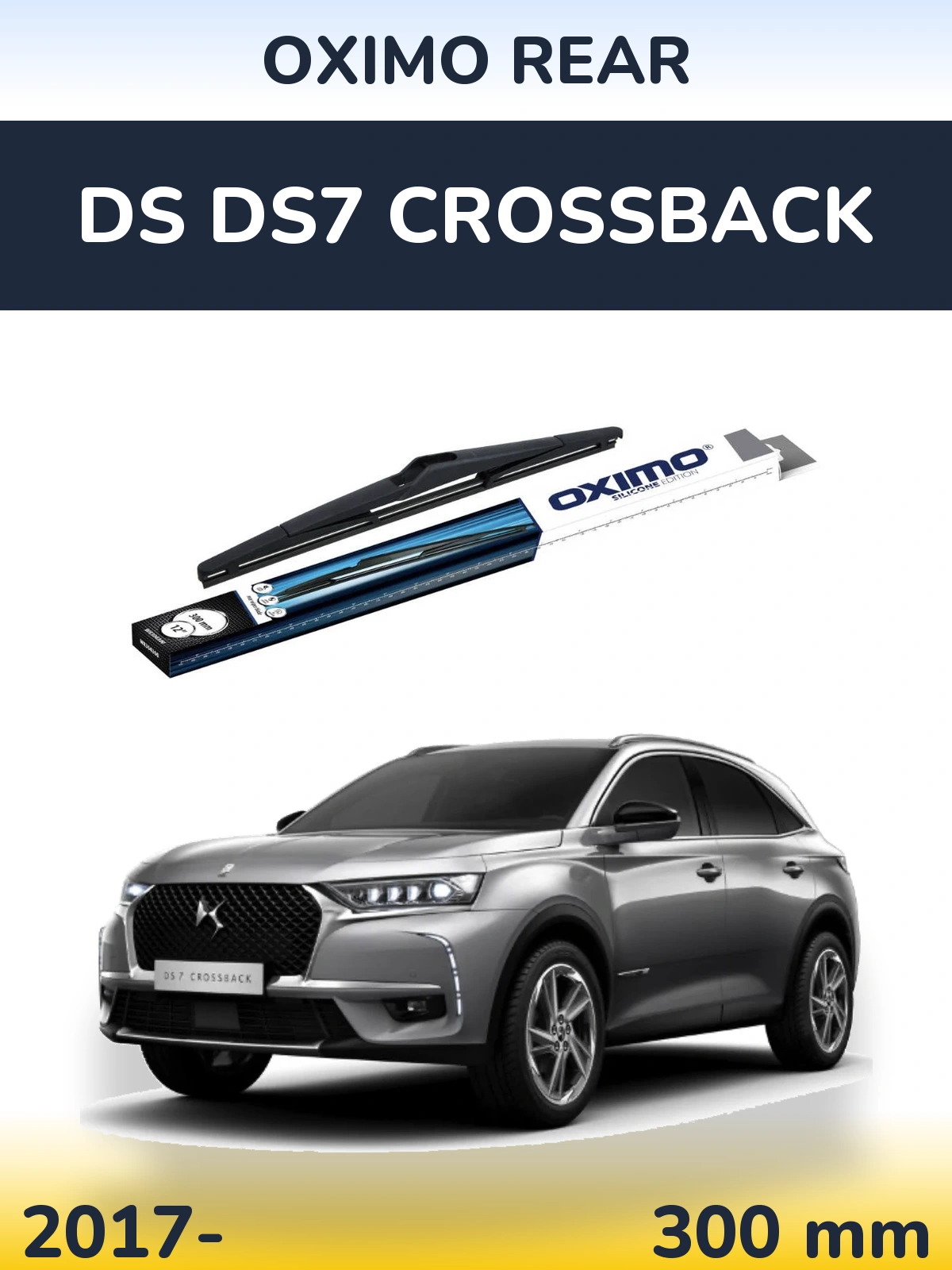 Torkarblad Oximo Rear för DS DS7 Crossback