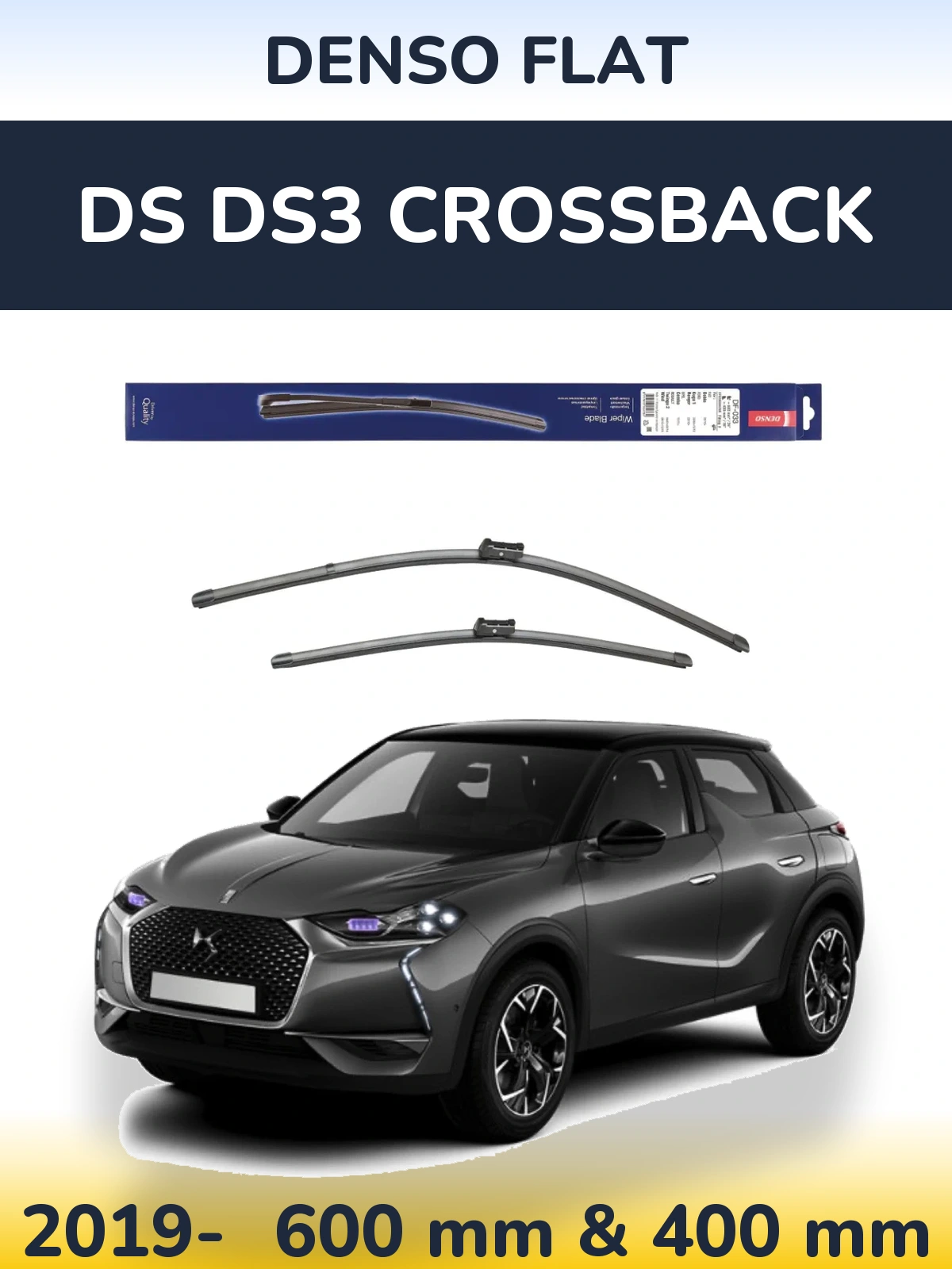 Torkarblad Denso Flat för DS DS3 Crossback
