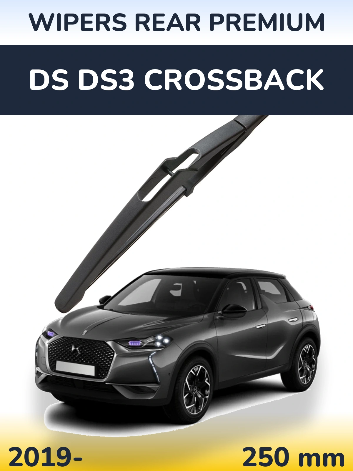 Torkarblad WIPERS REAR PREMIUM för DS DS3 Crossback