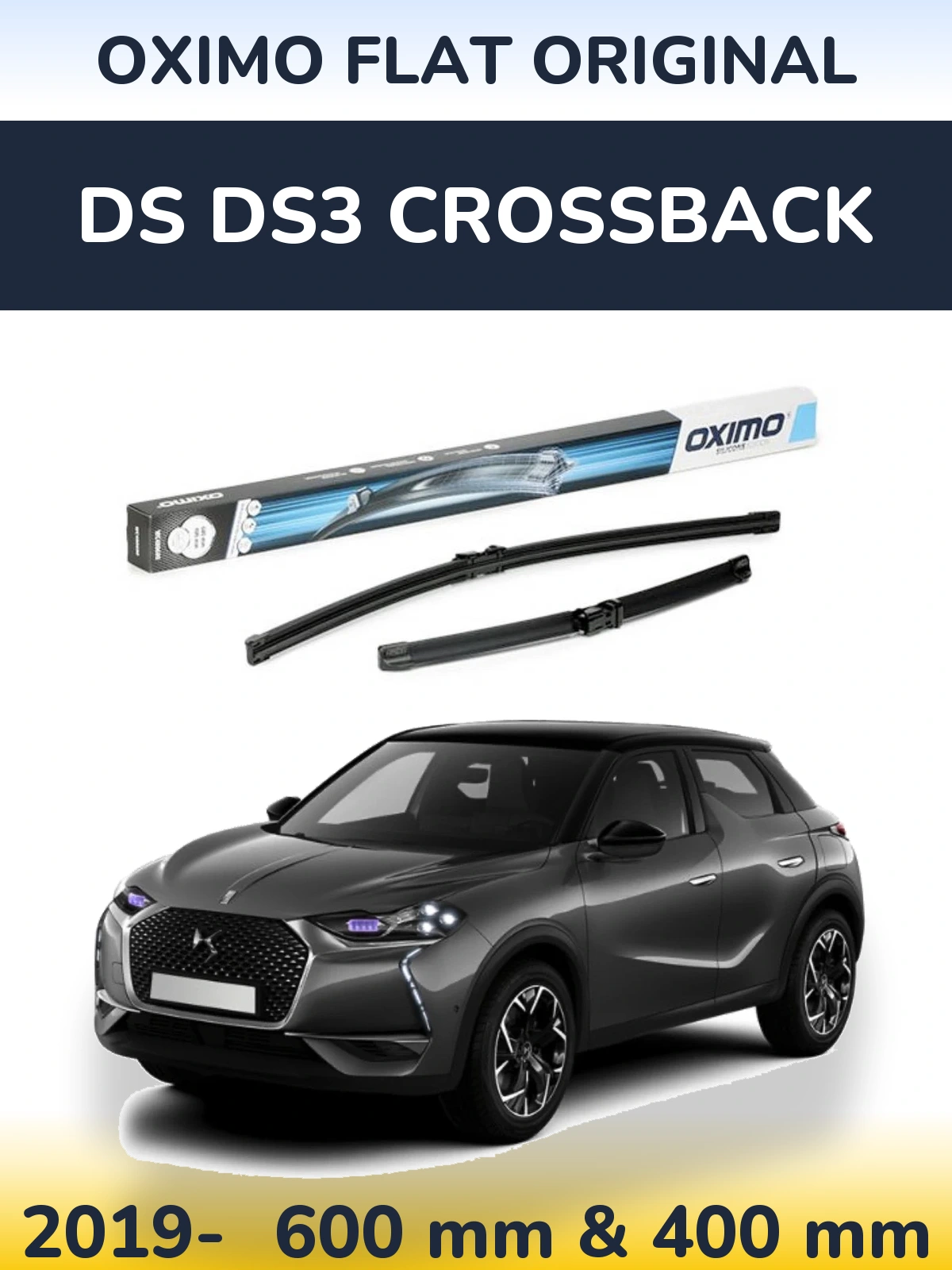 Torkarblad Oximo Flat Original för DS DS3 Crossback