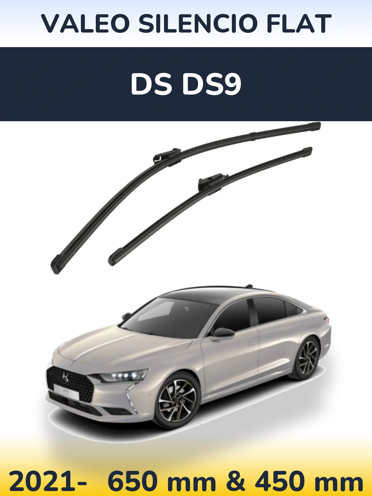 Torkarblad Valeo Silencio Flat för DS DS9