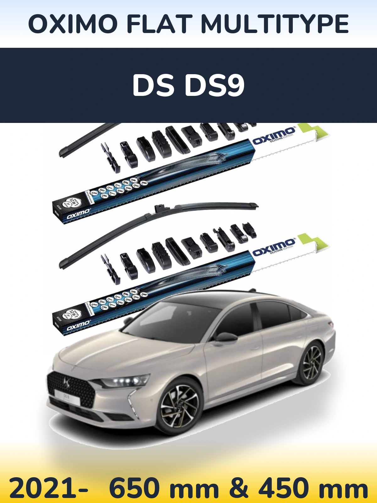 Torkarblad Oximo Flat MultiType för DS DS9