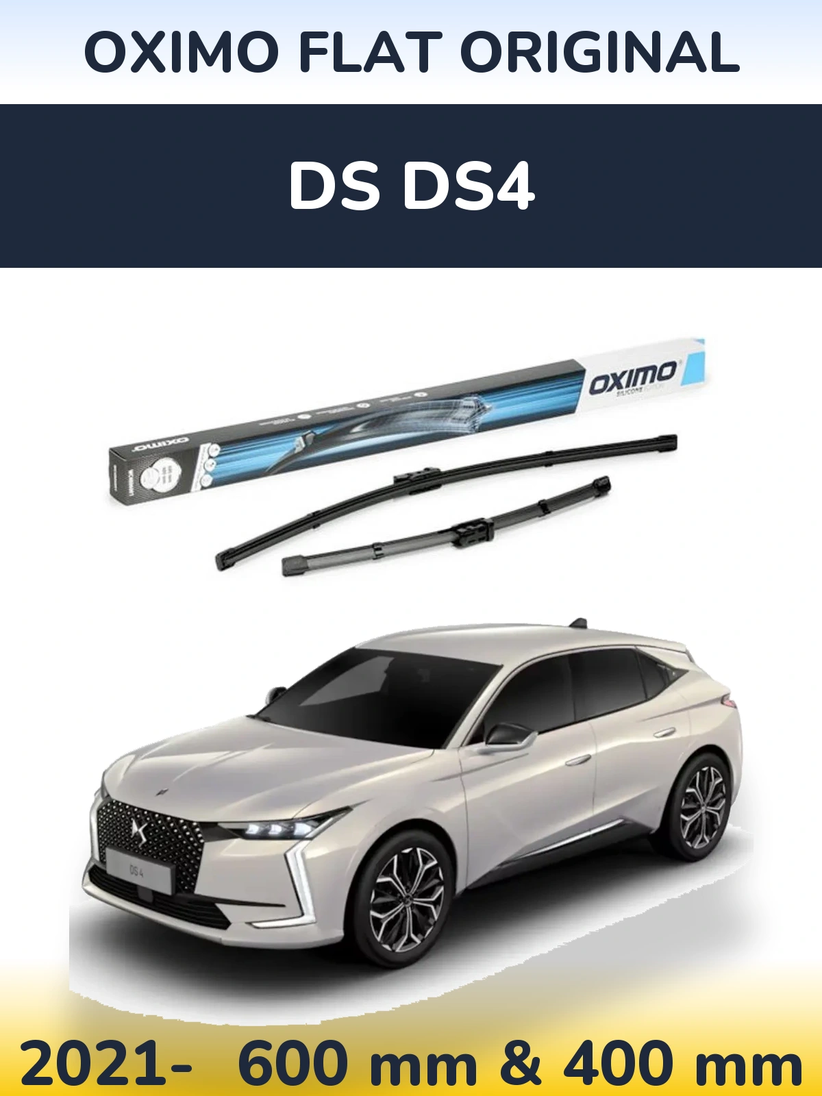 Torkarblad Oximo Flat Original för DS DS4