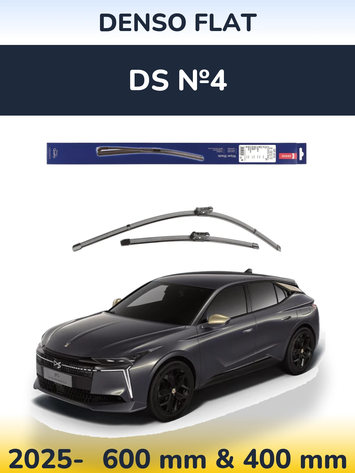 Torkarblad Denso Flat för DS №4