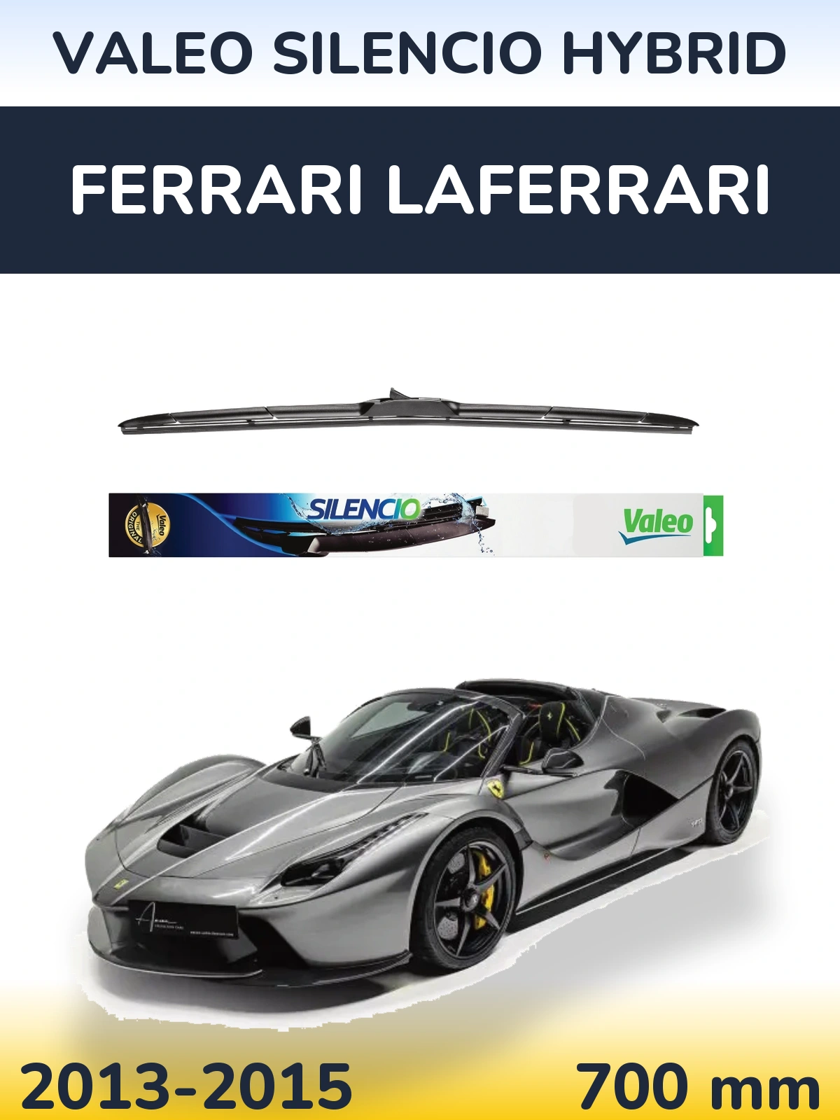 Torkarblad Valeo Silencio Hybrid för Ferrari LaFerrari