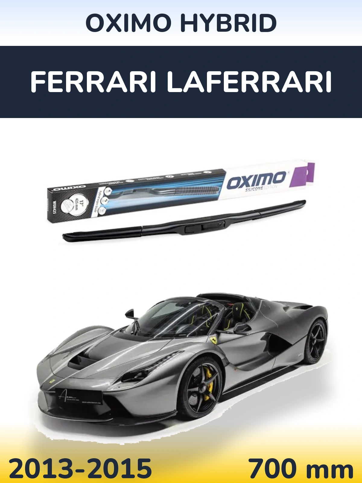 Torkarblad Oximo Hybrid för Ferrari LaFerrari