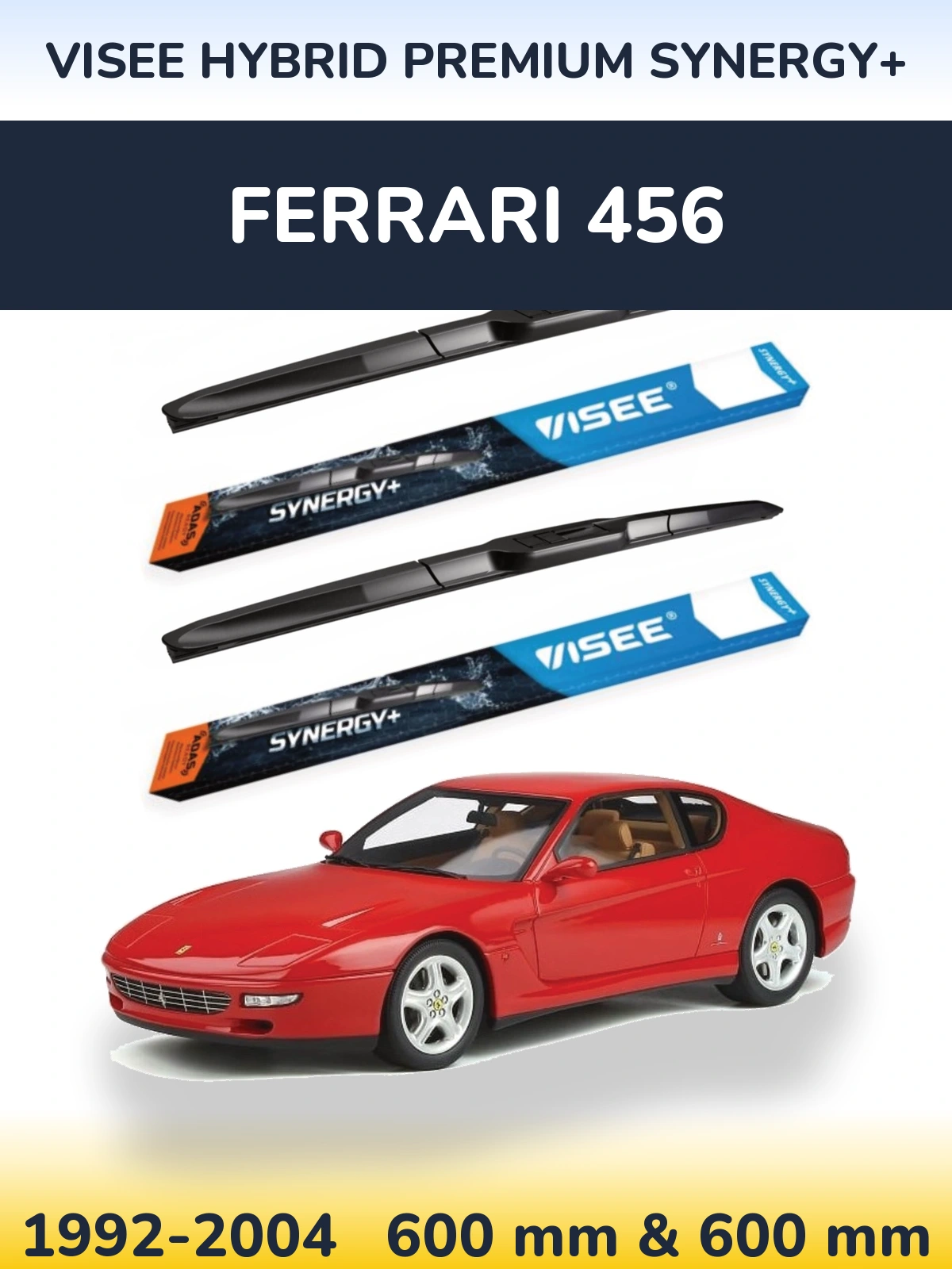 Torkarblad VISEE HYBRID PREMIUM SYNERGY+ för Ferrari 456