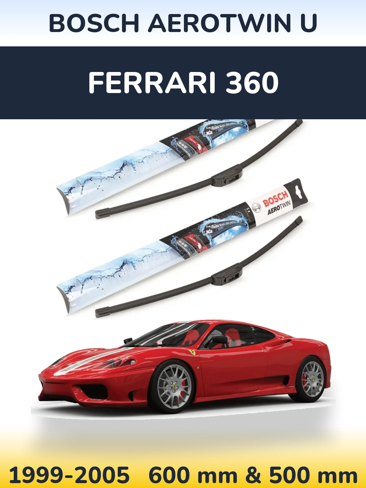 Torkarblad BOSCH AeroTwin U för Ferrari 360