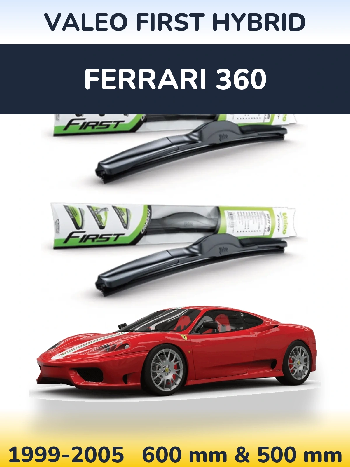 Torkarblad Valeo First Hybrid för Ferrari 360