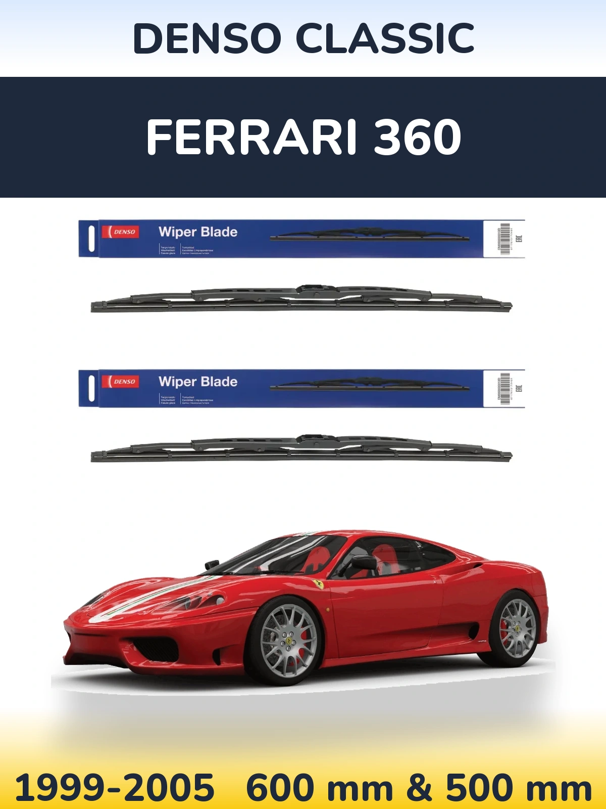 Torkarblad Denso Classic för Ferrari 360