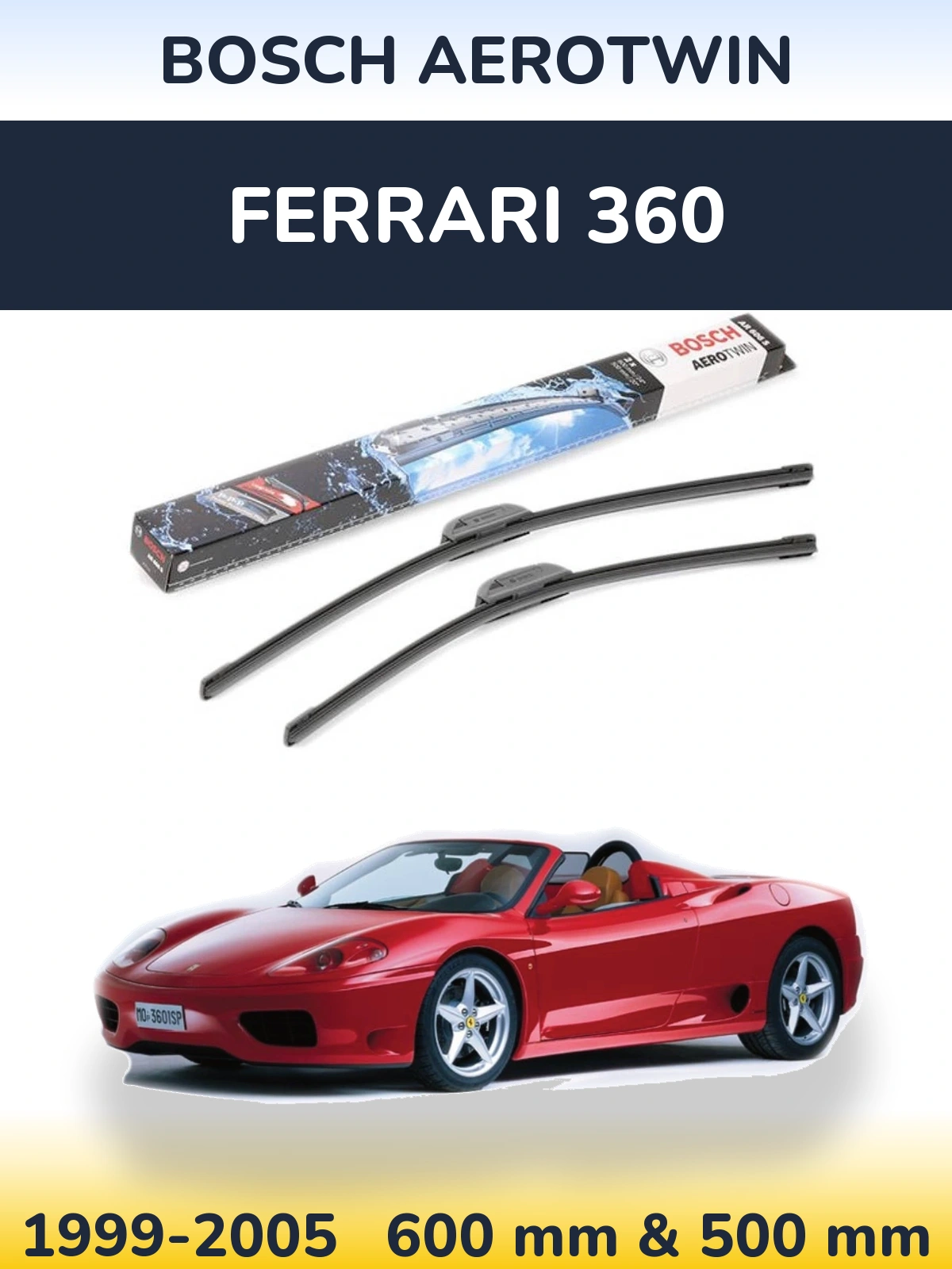 Torkarblad BOSCH AeroTwin för Ferrari 360