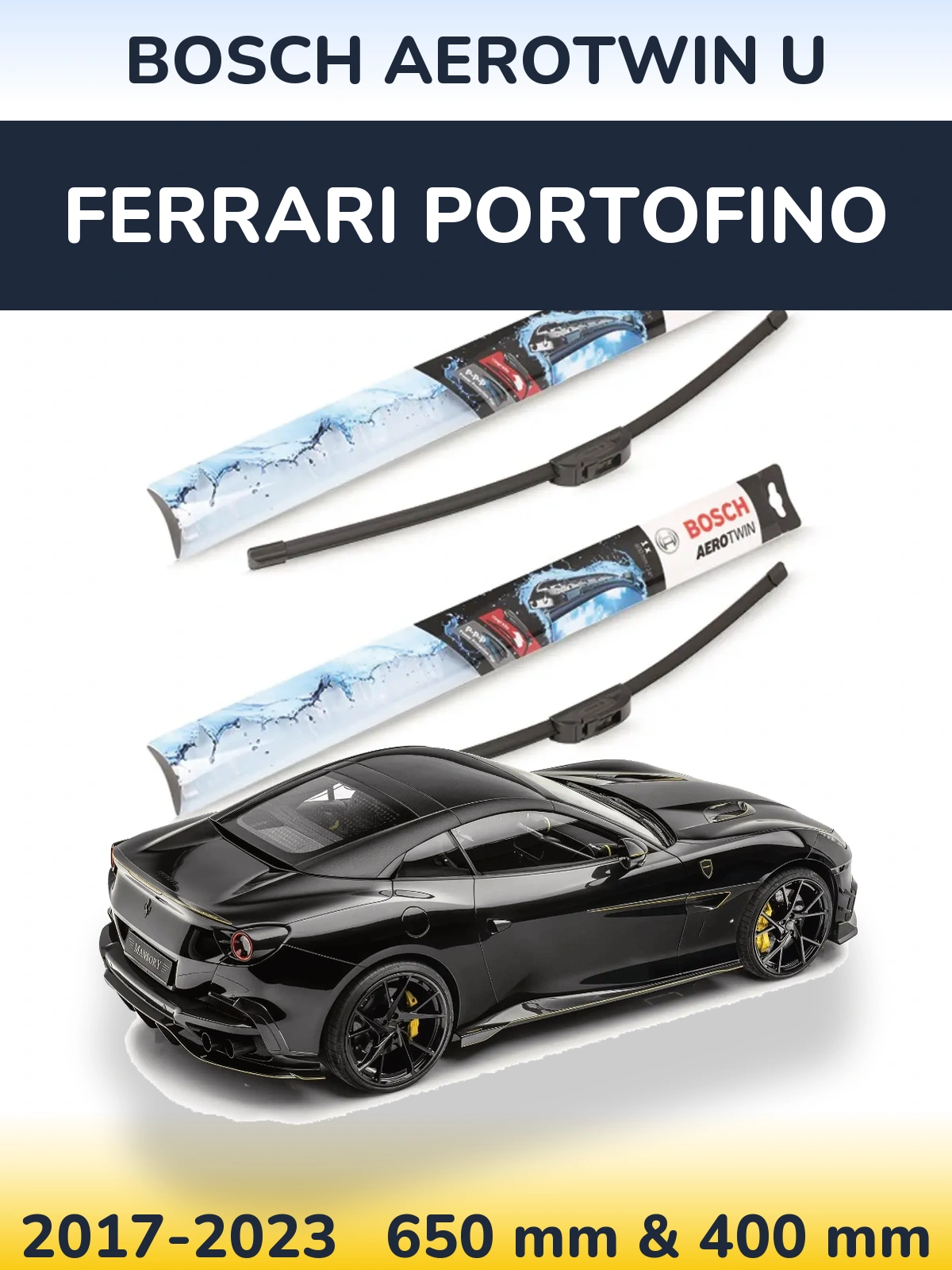 Torkarblad BOSCH AeroTwin U för Ferrari Portofino
