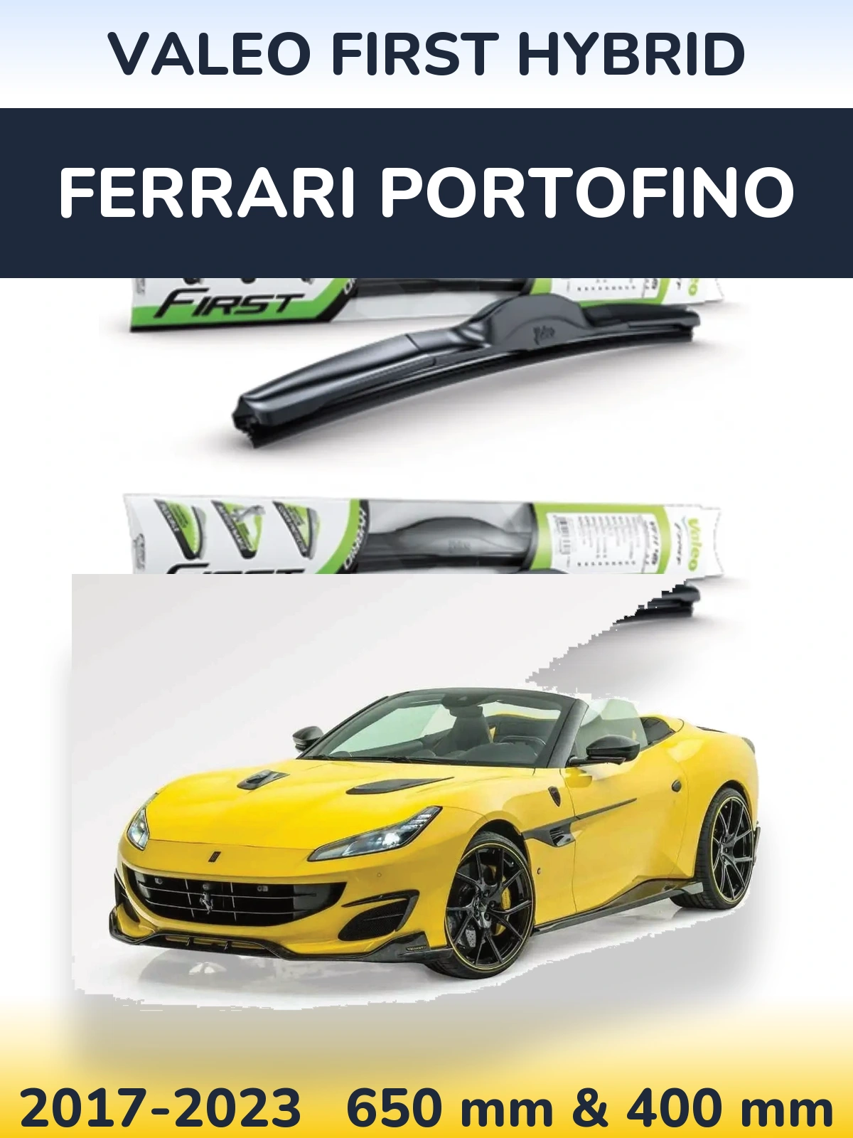 Torkarblad Valeo First Hybrid för Ferrari Portofino