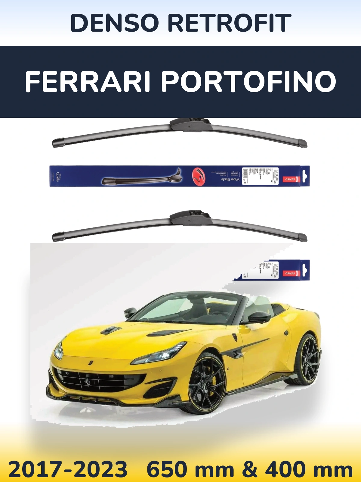 Torkarblad Denso Retrofit för Ferrari Portofino