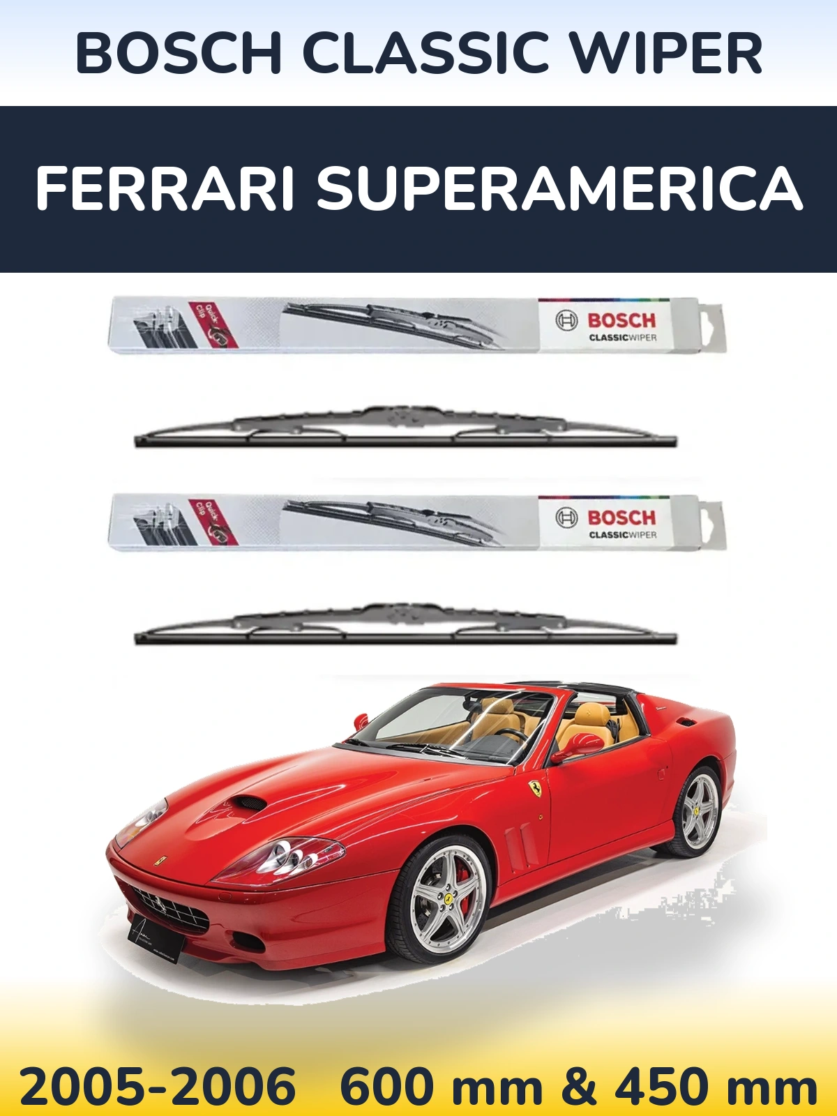 Torkarblad BOSCH Classic Wiper för Ferrari Superamerica